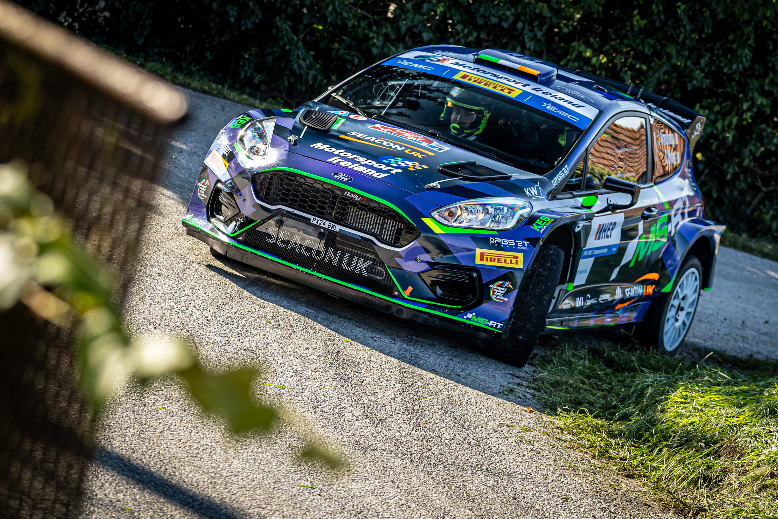 Action and drama from the start of Croatia rally - 2