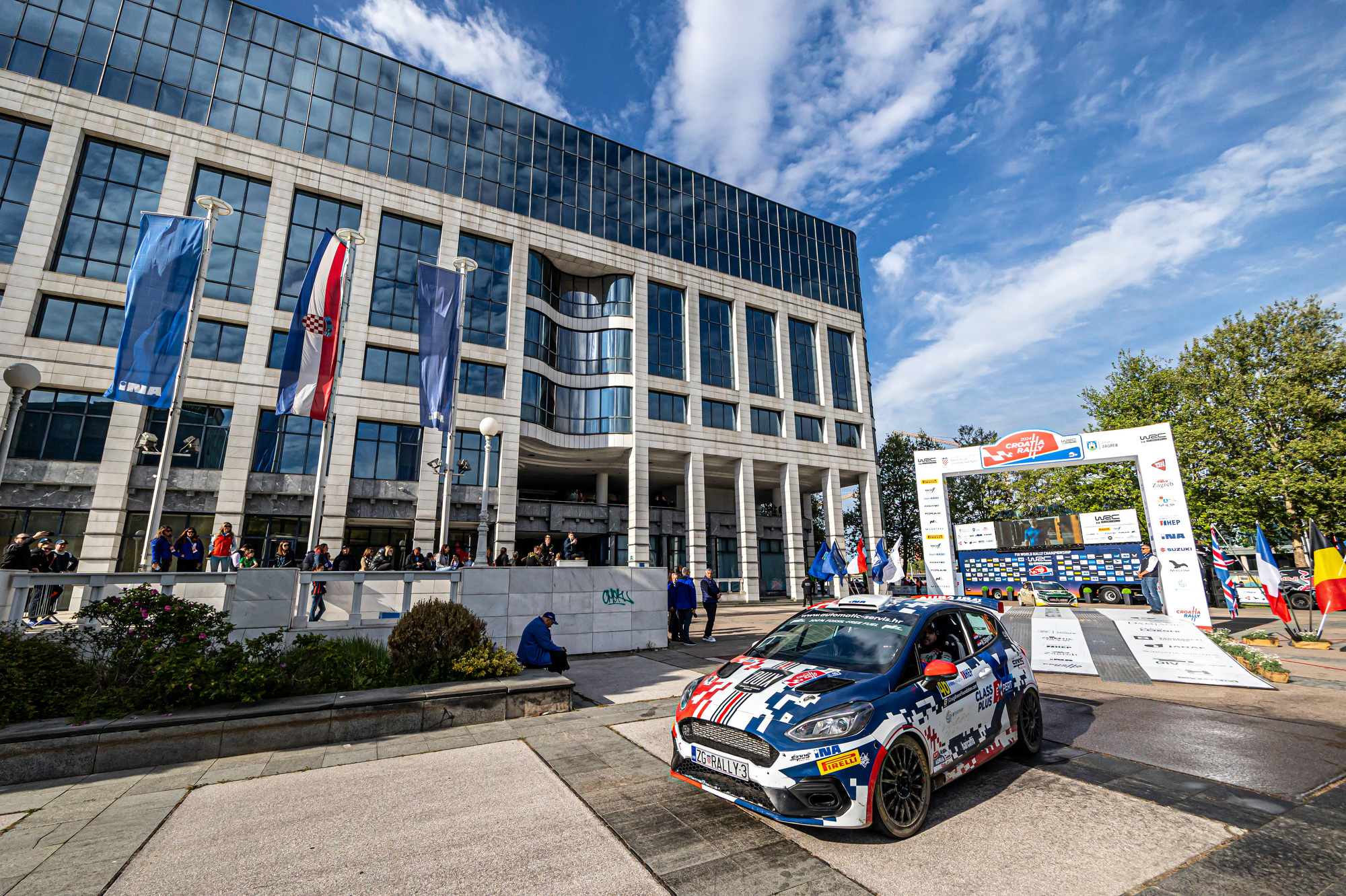 Ceremonial Start of ERC Croatia Rally 2025 in front of INA Headquarters - 2