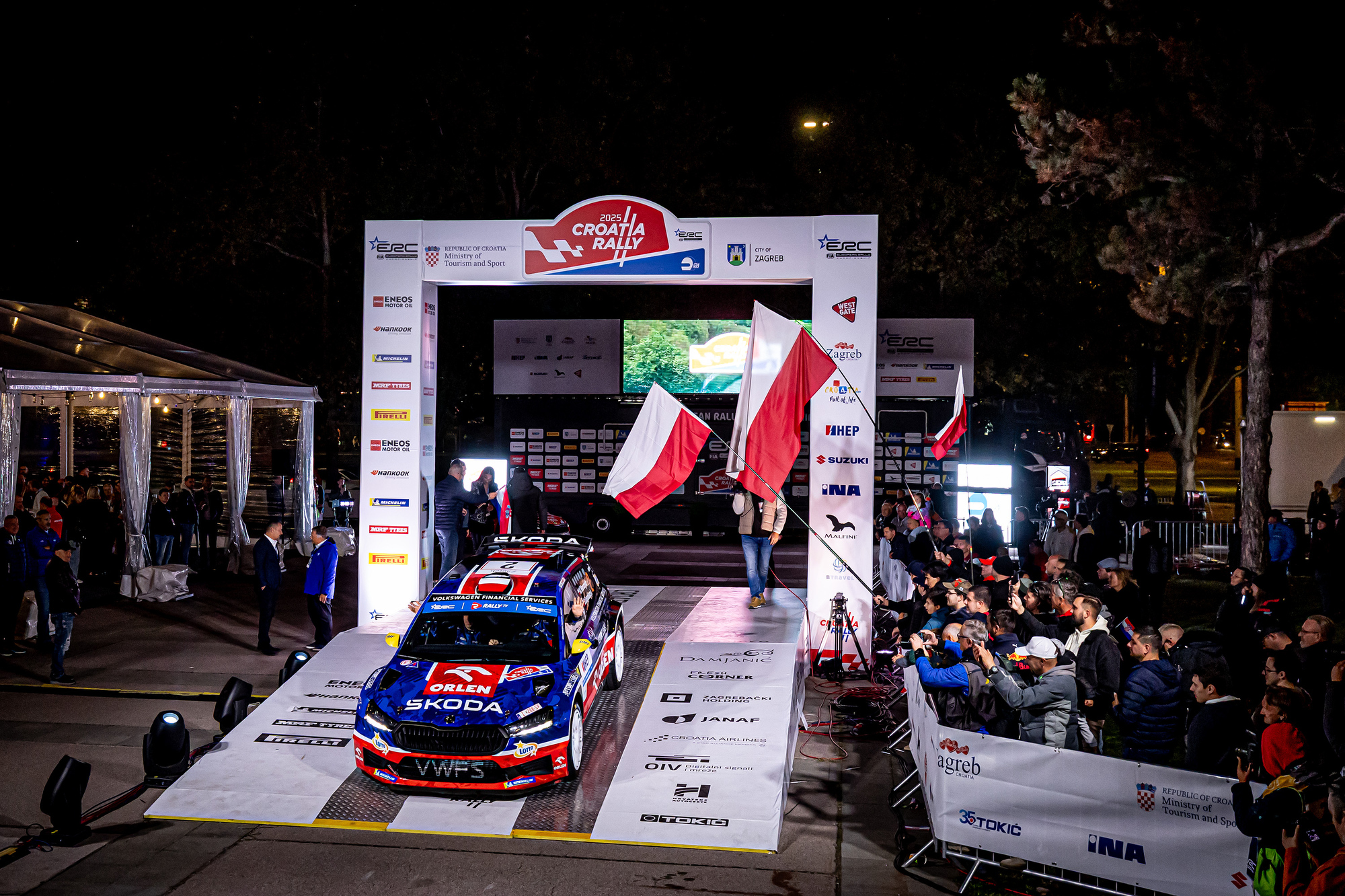 Croatia Rally 2025 kicks off with ceremonial start in Zagreb - 2