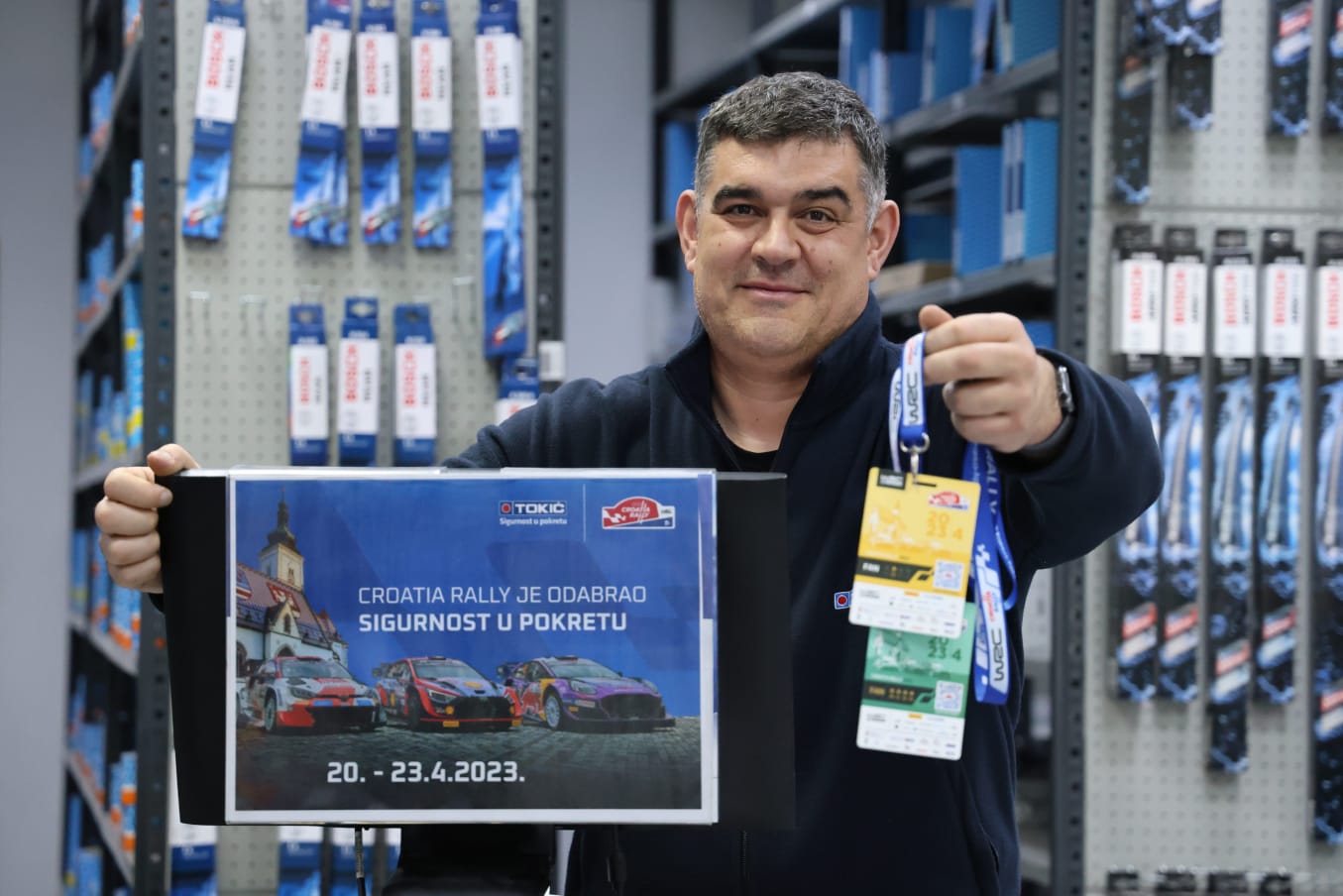 Pick up your WRC Croatia Rally accreditation at Tokić! - 2