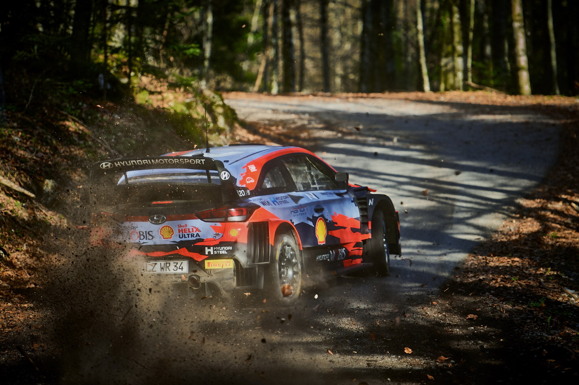 Closing of roads for Croatia Rally - 2