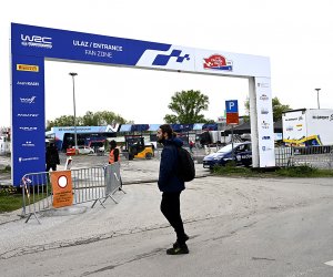 Gates to WRC Croatia Rally Service Park have been opened